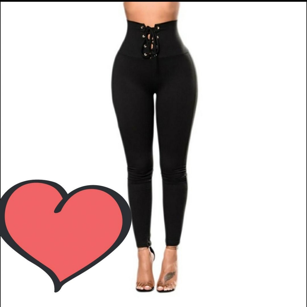 CRISS CROSS HIGH WAIST SEAMLESS LEGGING - Picture 4 of 5